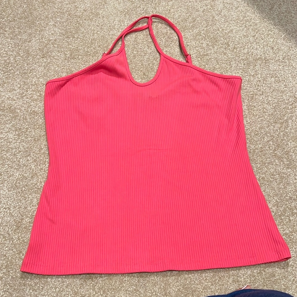 BCBG pink tank